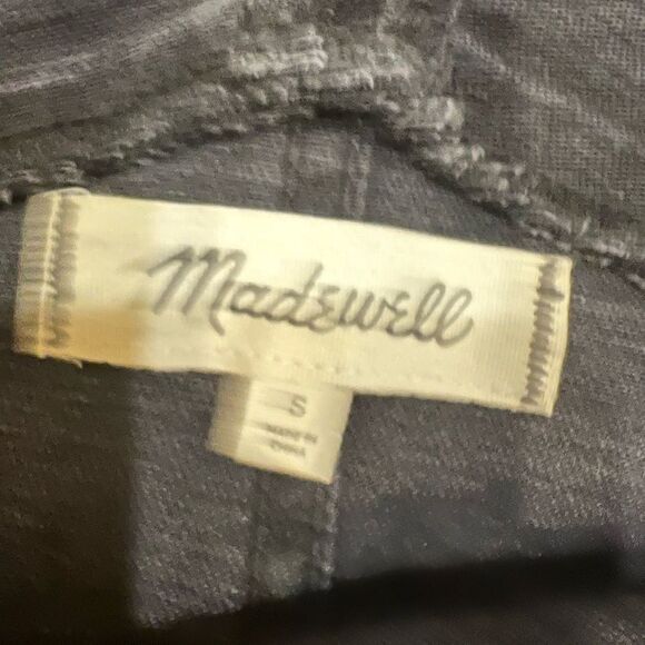 Madewell black denim overalls size small NWOT - Picture 6 of 11